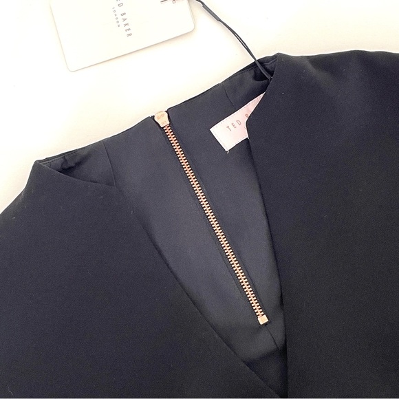 Ted Baker Paysy High Neck Top in Black - Picture 7 of 12